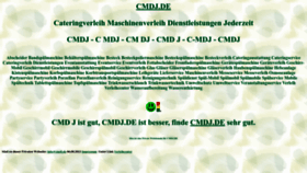 What Cmdj.de website looked like in 2022 (1 year ago)