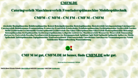 What Cmfm.de website looked like in 2022 (1 year ago)