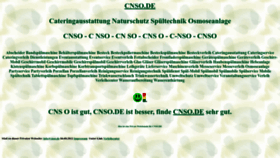 What Cnso.de website looked like in 2022 (3 years ago)