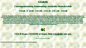 What Coab.de website looked like in 2022 (1 year ago)