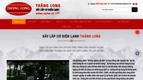What Codienthanglong.com website looked like in 2022 (1 year ago)