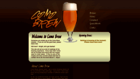 What Comobrew.com website looked like in 2022 (1 year ago)