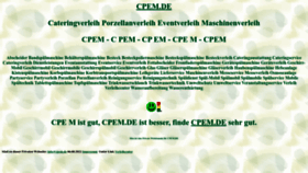 What Cpem.de website looked like in 2022 (1 year ago)