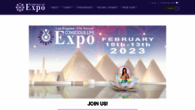 What Consciouslifeexpo.com website looked like in 2022 (2 years ago)