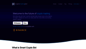 What Cryptotradingbot.net website looked like in 2022 (1 year ago)