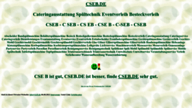 What Cseb.de website looked like in 2022 (1 year ago)