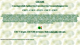 What Csuv.de website looked like in 2022 (1 year ago)