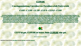 What Cupp.de website looked like in 2022 (3 years ago)
