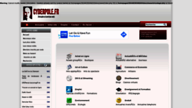What Cyberpole.fr website looked like in 2022 (1 year ago)
