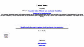 What Caithness.org website looked like in 2022 (1 year ago)