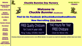 What Chucklebunniesswadlincote.co.uk website looked like in 2022 (1 year ago)