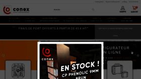 What Conex-online.com website looked like in 2022 (1 year ago)