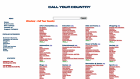 What Callyourcountry.com website looked like in 2022 (1 year ago)