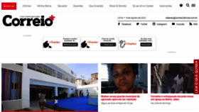 What Correio24horas.com.br website looked like in 2022 (1 year ago)
