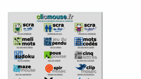 What Clicmouse.fr website looked like in 2022 (1 year ago)