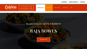 What Costavida.com website looked like in 2022 (1 year ago)
