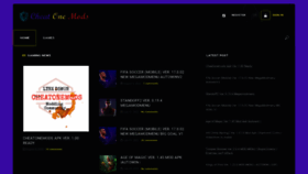 What Cheatonemods.com website looked like in 2022 (1 year ago)