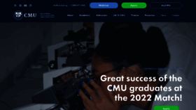 What Cmumed.org website looked like in 2022 (1 year ago)