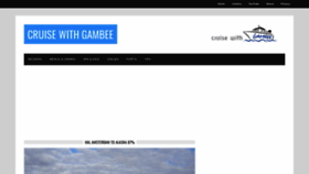 What Cruisewithgambee.com website looked like in 2022 (1 year ago)