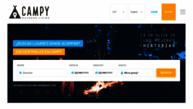 What Campychile.com website looked like in 2022 (1 year ago)