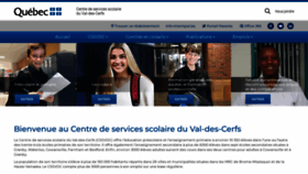 What Csvdc.qc.ca website looked like in 2022 (1 year ago)