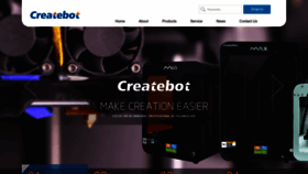 What Createbot.net website looked like in 2022 (1 year ago)