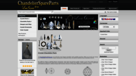 What Chandelierspareparts.com website looked like in 2022 (1 year ago)