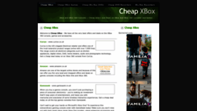 What Cheapxbox.co.uk website looked like in 2022 (1 year ago)