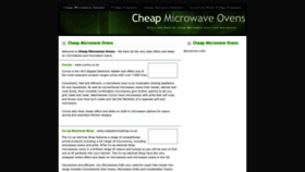 What Cheapmicrowaveovens.co.uk website looked like in 2022 (1 year ago)