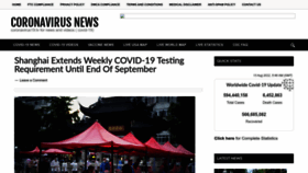 What Coronavirus19.tv website looked like in 2022 (1 year ago)