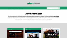 What Crocotheme.com website looked like in 2022 (1 year ago)