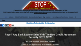 What Cancel1mortgage.info website looked like in 2022 (1 year ago)