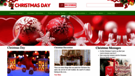 What Christmas-day.org website looked like in 2022 (1 year ago)