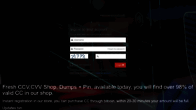 What Cvvshop.ws website looked like in 2022 (1 year ago)