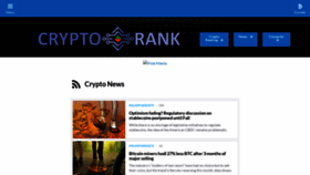 What Cryptorank.online website looked like in 2022 (1 year ago)