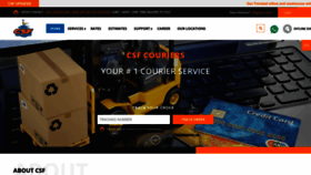What Csfcouriersltd.com website looked like in 2022 (1 year ago)