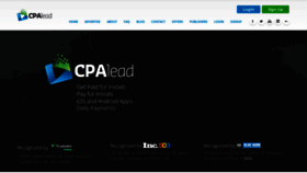 What Cpalead.com website looked like in 2022 (1 year ago)