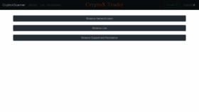 What Cryptoxscanner.com website looked like in 2022 (1 year ago)