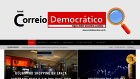 What Correiodemocratico.com.br website looked like in 2022 (1 year ago)