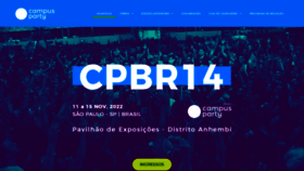 What Campus-party.com.br website looked like in 2022 (1 year ago)