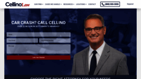 What Cellinolaw.com website looked like in 2022 (1 year ago)