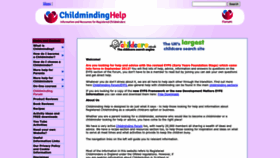 What Childmindinghelp.co.uk website looked like in 2022 (1 year ago)