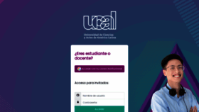 What Connect.ucal.edu.pe website looked like in 2022 (1 year ago)