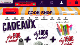What Cook-shop.fr website looked like in 2022 (1 year ago)