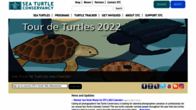What Conserveturtles.org website looked like in 2022 (1 year ago)