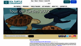 What Conserveturtles.org website looked like in 2022 (4 years ago)