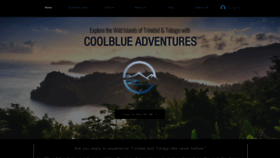 What Coolblueadventures.com website looked like in 2022 (1 year ago)