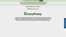 What Croxy.org website looked like in 2022 (1 year ago)
