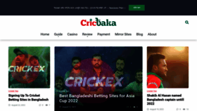 What Crictaka.com website looked like in 2022 (1 year ago)