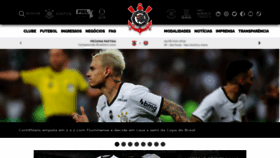 What Corinthians.com.br website looked like in 2022 (1 year ago)